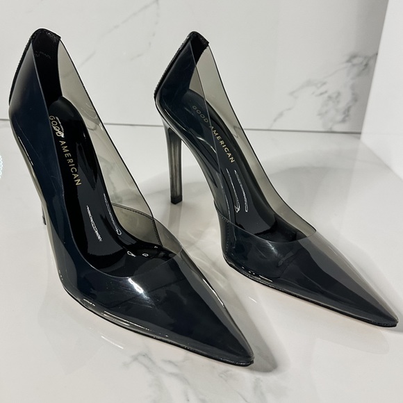 New Good American CINDER-F*CKING-RELLA PUMP (various sizes) - Picture 2 of 7